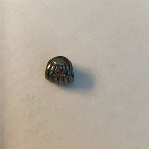 Pandora seashell charm with gold starfish